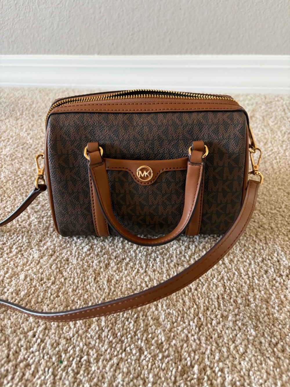 Michael Kors small duffel crossbody bag